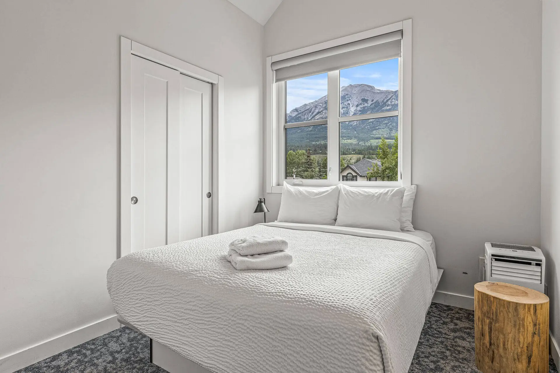Five bedroom suite at Basecamp Resorts Canmore with mountain view