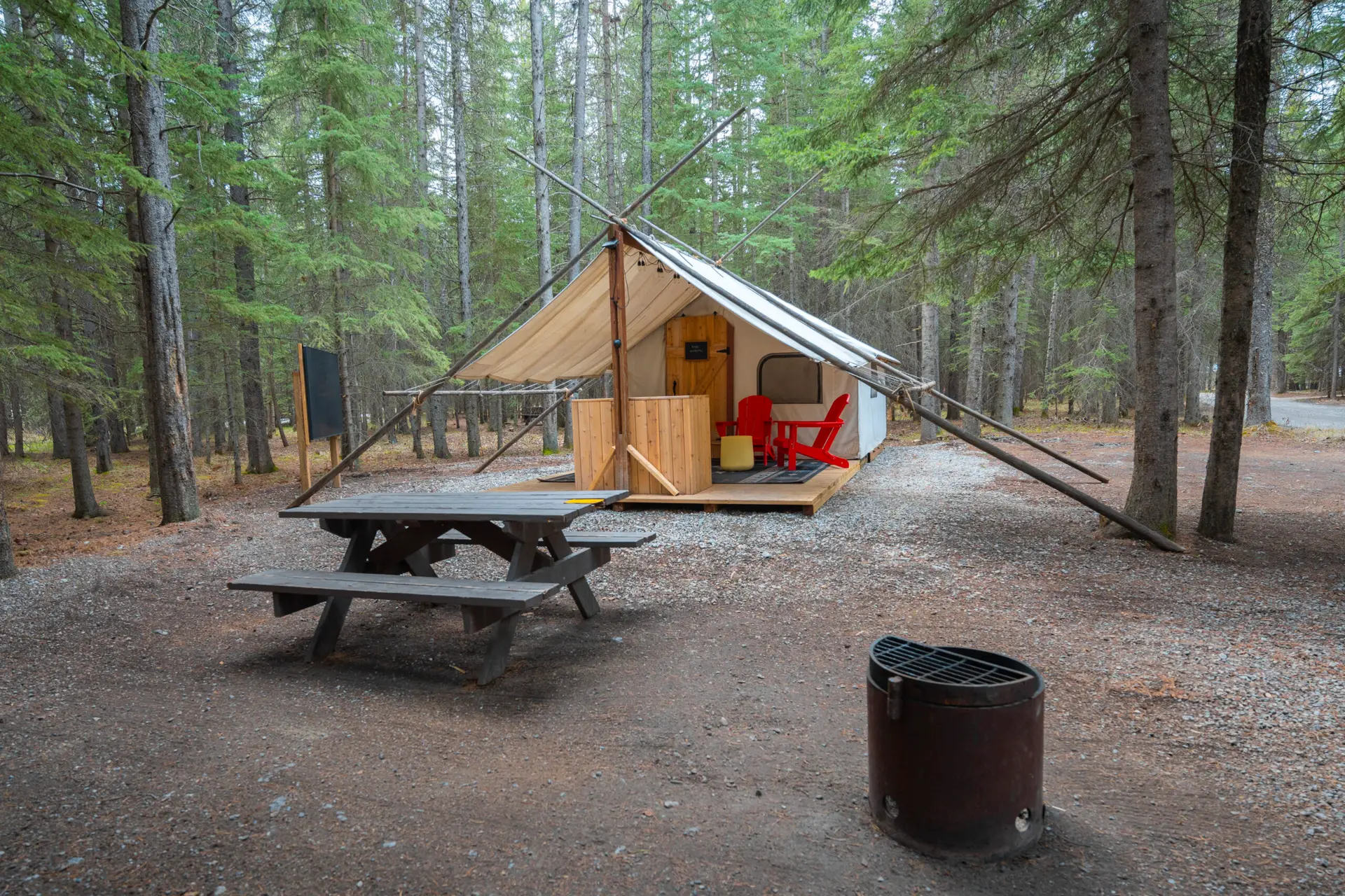 Exterior Glamping Tent