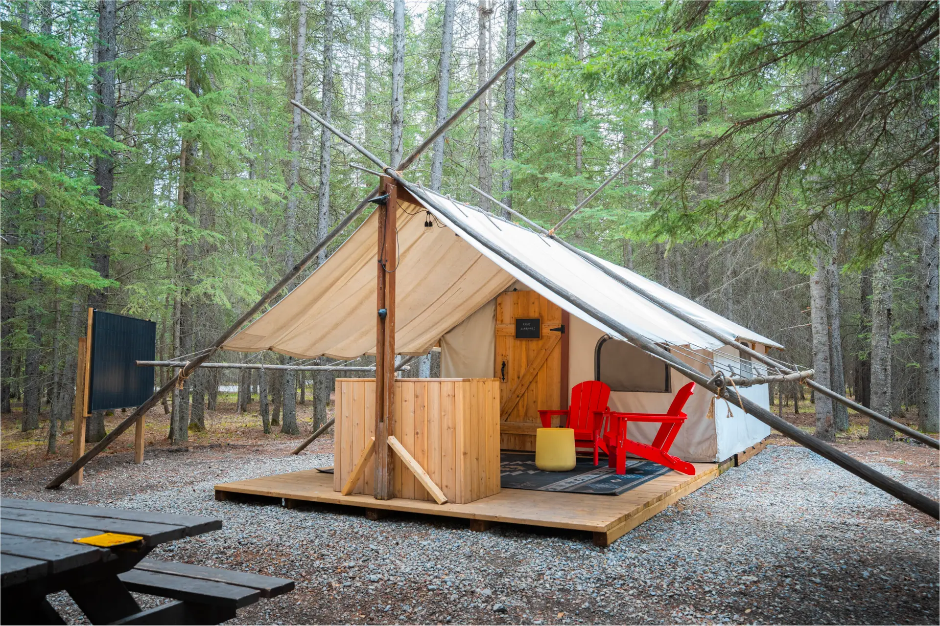 Exterior Glamping Tent