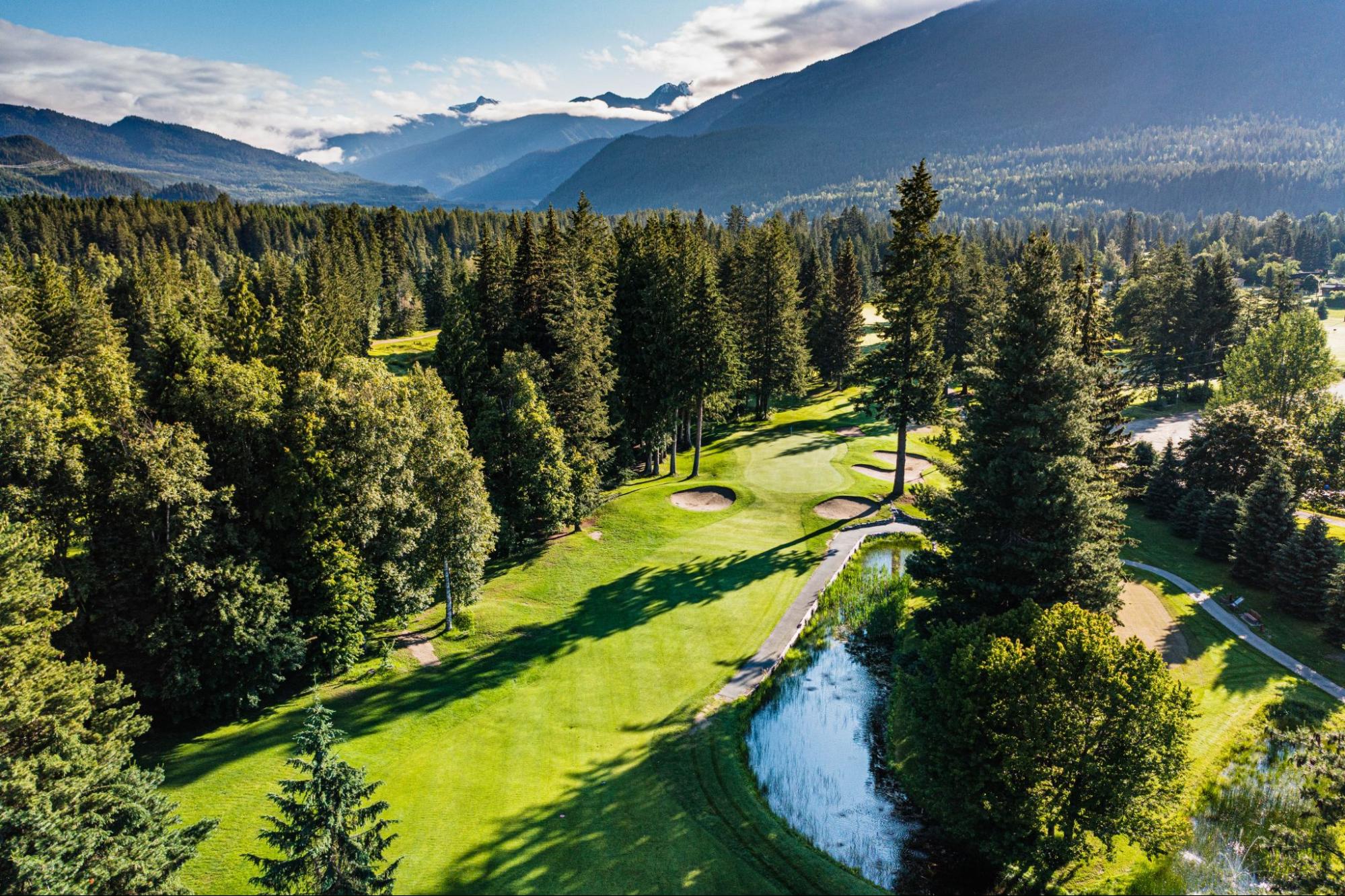 Revelstoke Golf Club Aerial