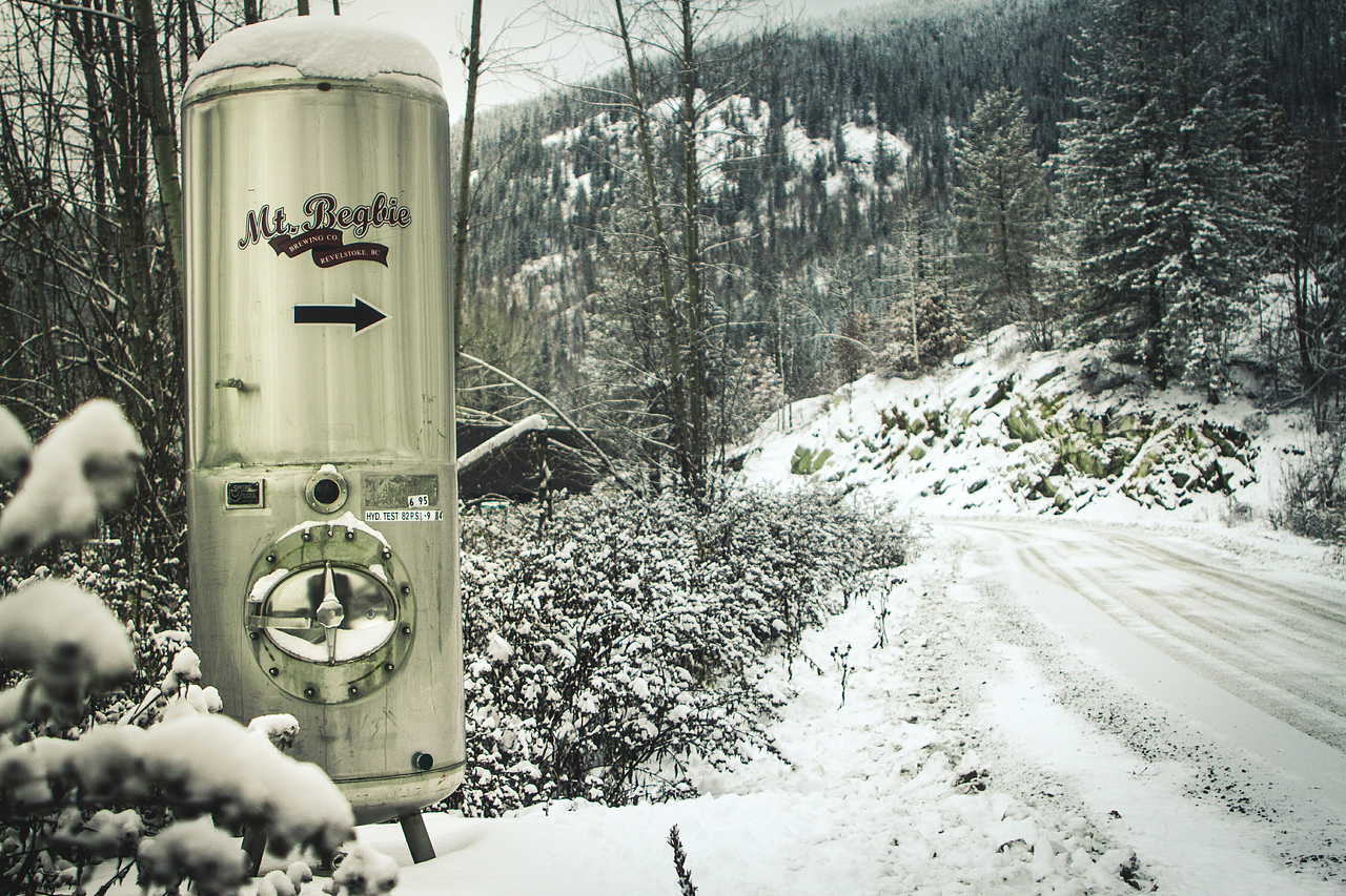 Road to Mt. Begbie Brewing